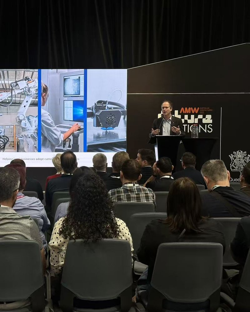 Future Solutions seminar stage at AMW 2026 Brisbane