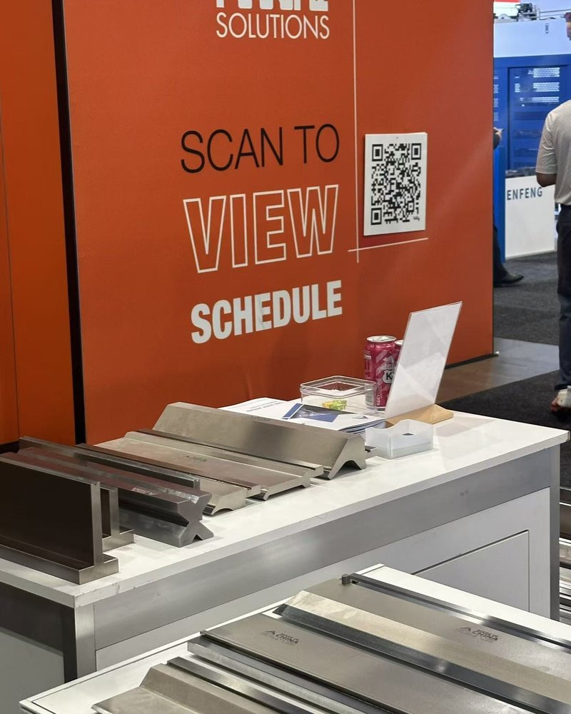 Fabmax press brake punches and dies at Australian Manufacturing Week 2026
