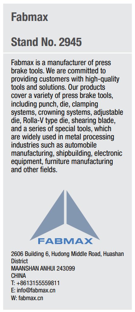 Fabmax exhibitor profile, Stand No. 2945, Australian Manufacturing Week 2026 Brisbane